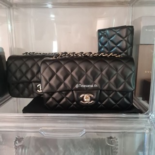 Chanel classic mini8 lamb ชาแนล คลาสสิค มินิ8 ใหม่ อุปกรณ์ครบ ใบเสร็จจริง ของแท้ microchip หายาก