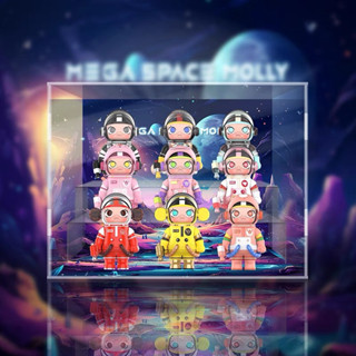 [สั่งผลิต] กล่องอะคลิลิคสกรีนลาย POPMART x Mega space molly 100% 2A