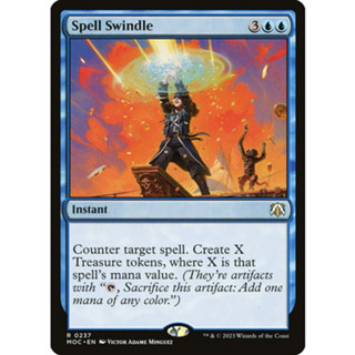 [MTG] Spell Swindle [MOC] [BLUE] [RARE] [NORMAL] [ENG] (การ์ดเมจิค / Magic the Gathering)