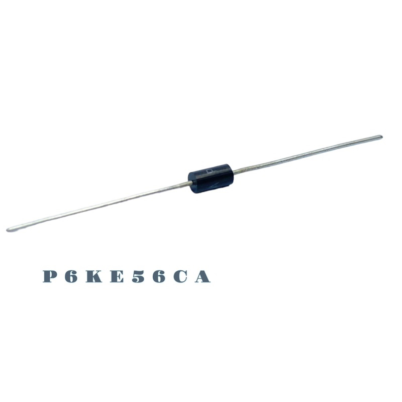 P6KE56CA ไดโอด ตัวป้องกัน ESD / ไดโอดทีวี แบบสองทิศทาง TVS Diodes 47.8Vr 600W 7.8A (2PCS)