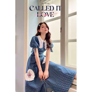 💎พร้อมส่ง💎BLT 💕 เดรสยีนส์ call it love dress