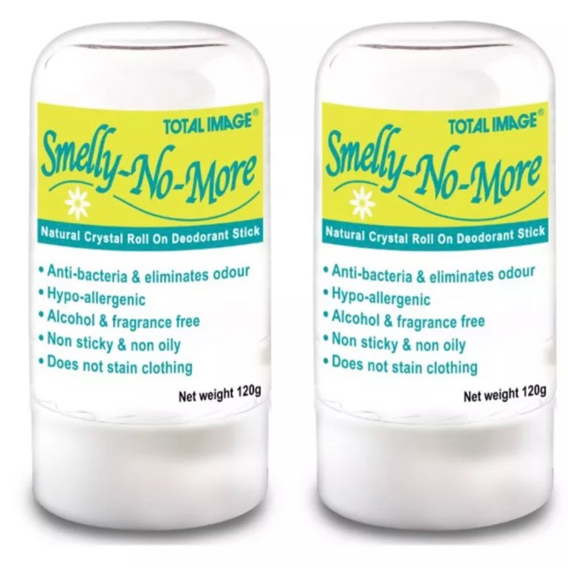 Smelly No More Roll On Deodrant 120g x 2 Bottles