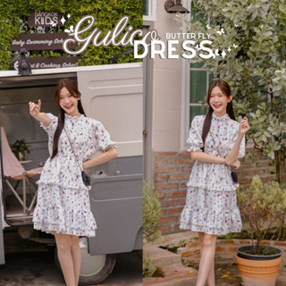 DR0002 LABELLE รุ่น Gulico dress เดรสสั้น หวานสไตล์ลูกคุณ