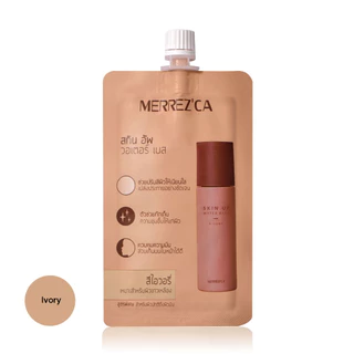 เมอร์เรซกา Merrezca Skin Up Liquid Foundation, Skin Lighter Glow, Skin up water Base, UV, Excellent