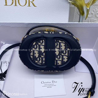 D!OR CD Signature Bag with Strap 17cm / CD OVAL CAMERA BAG / D!or Camera Bag ดีไซส์ใหม่ล่าสุด