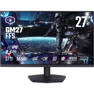 MONITOR (จอมอนิเตอร์) COOLER MASTER GM27-FFS 27" FHD ULTRA-IPS, 2 HDMI, 2 DP  165Hz- รับประกัน 3 ปี