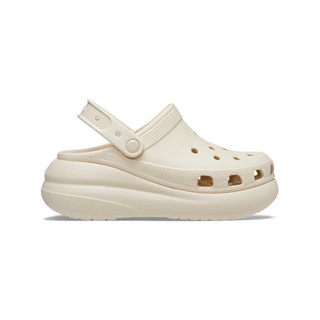 [พร้อมส่ง] ลดราคาท้าฝน รองเท้า Crocs Classic Crush Clog Bone รองเท้าหัวโต *แถมตัวติดลายการ์ตูน*