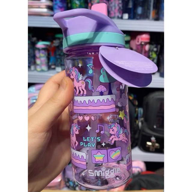 กระบอกน้ำ Smiggle ขนาด 440 ml คอลเลคชั่นใหม่ กระติกน้ำเด็กอนุบาล