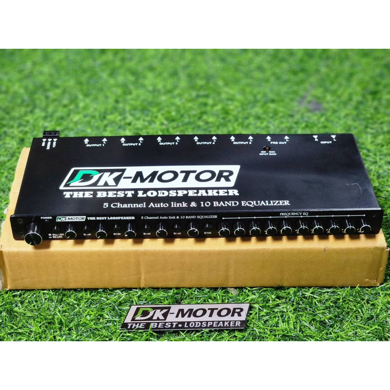DK-MOTOR AUTO link 10 BAND EQUALIZER ออโต้ลิ้งค์ 5ch. กลับเฟสได้ทุกช่อง เสียงดีรับประกัน สินค้ารุ่นใ
