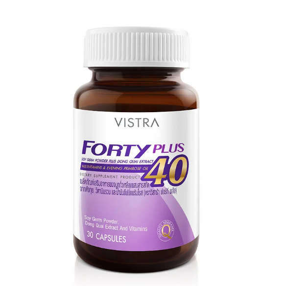 Vistra Forty Plus 40 วิตามินรวม ดูแลสุขภาพผู้หญิงวัย 40 ปี