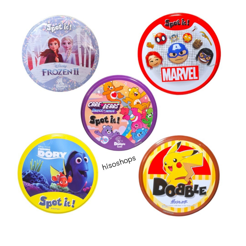 เกมส์การ์ด Dobble Card Game Spot It Potte เกมส์ฮิต เล่นง่าย เกมส์กระดาน จับคู่รูปภาพ ให้น้องๆ สนุกสน