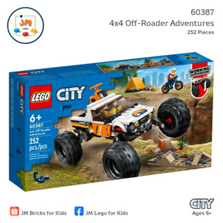 LEGO City 60387 4x4 Off-Roader Adventures (252 Pieces) สำหรับเด็กอายุ 6 ปีขึ้นไป Brick Toy ตัวต่อ เลโก้ ของเล่น ของขวัญ