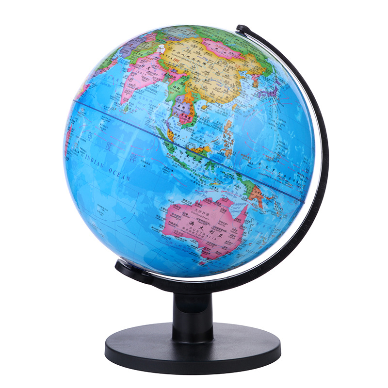ลูกโลก 10 นิ้ว (25 cm.) ลูกโลกจำลองอย่างดี Globe รุ่น G-10 ภาษาอังกฤษ แผนที่โลก การศึกษา ฮวงจุ้ย
