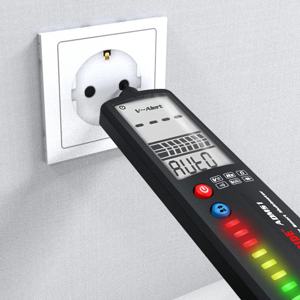 Volt Alert & Multimeterปากกาวัดไฟแบบไม่สัมผัสและมัลติมิเตอร์ BSIDE ADMS1 Vac Detector รุ่นใหม่ล่าสุด