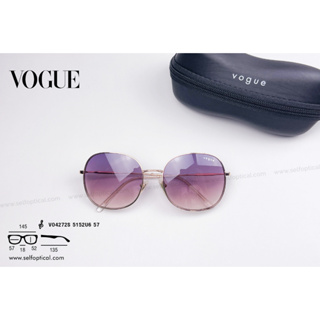 แว่นกันแดด VOGUE VO4272S 5152U6 Size 57 ลิขสิทธิแท้ 💯% พร้อมใบรับประกัน 2 ปี โดย SELF Optical