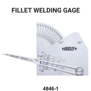 เกจวัดรอยเชื่อม Fillet Welding Gage เกจวัดแนวเชื่อม INSIZE 4846-1 อินไซส์