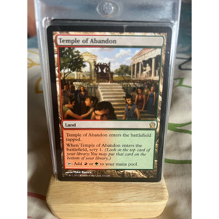 การ์ด MTG Temple of Abandon Land Magic the gathering EDH รุ่น Theros สภาพ Nm