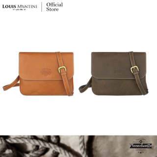 Louis Montini (Massachusetts) กระเป๋าสะพายหนังวัวแท้ Cowhide Messenger Bags BSD13