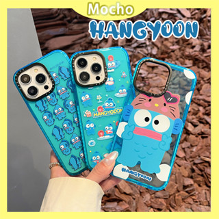 💕พร้อมส่ง💕iPhone 14 13 12 11 Pro Max เคส for เคสไอโฟน11 น่ารัก บางเบาพกพาง่าย การ์ตูน โปร่งใส Hanyodon ปลาการ์ตูน Case