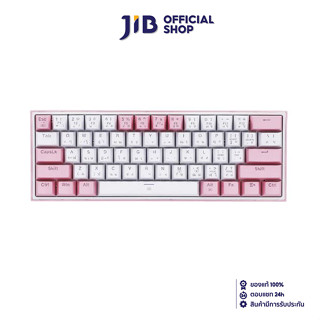 KEYBOARD (คีย์บอร์ด) REDRAGON K617 FIZZ (WHITE &amp; PINK) (BLUE SWITCH - RGB LED - EN/TH)