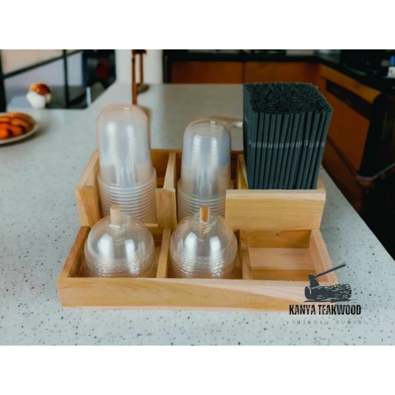 กล่องใส่แก้วกาแฟ 6ช่อง 16-32 ออนซ์ ฝา หลอด ได้ สุดคุ้ม