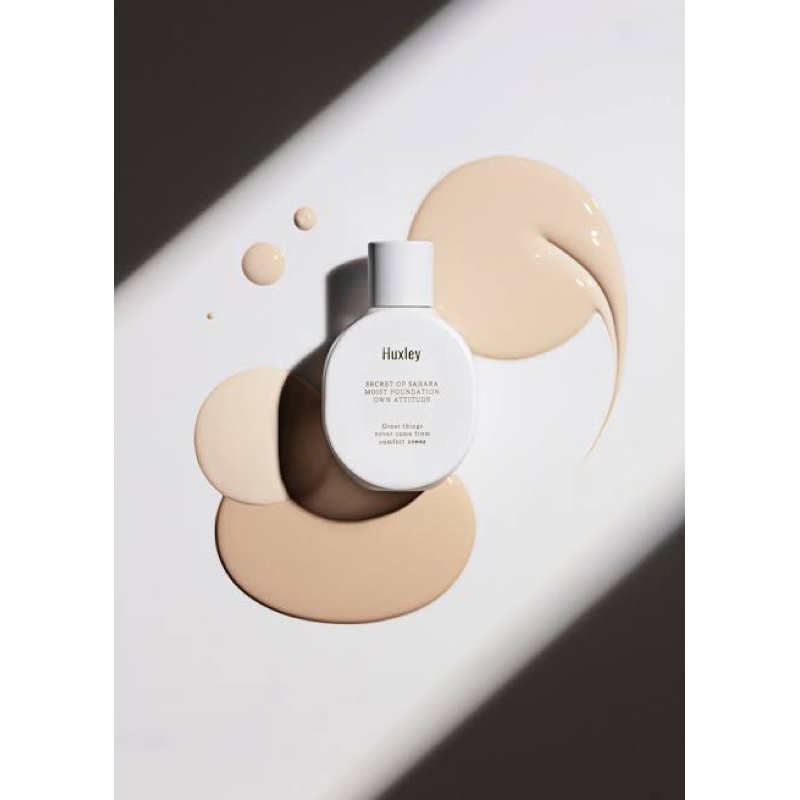 Huxley FOUNDATION รองพื้นงานผิวโกลว์บางเบาแต่ปกปิด