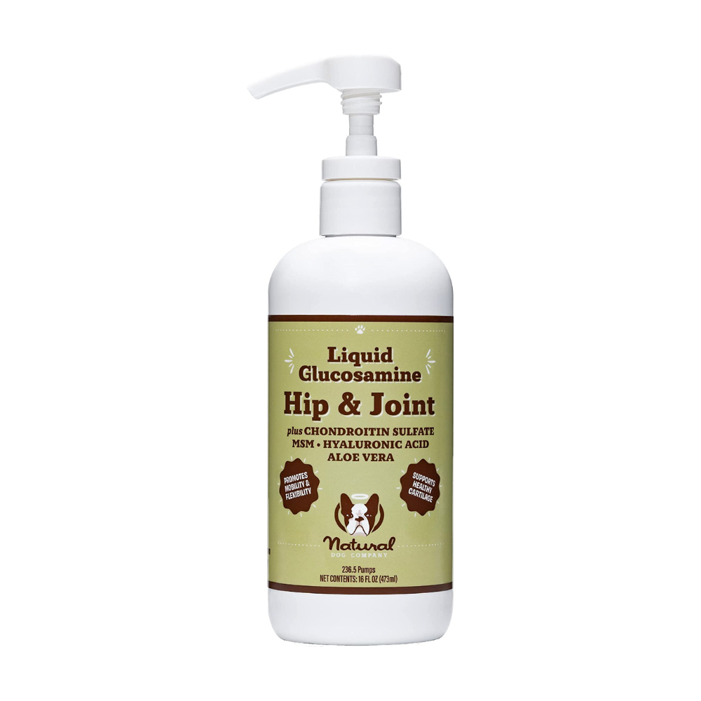 LIQUID GLUCOSAMINE HIP&JOINT (กลูโคซามีนเหลวบำรุงกระดูกและข้อต่อสุนัข) 473 ml