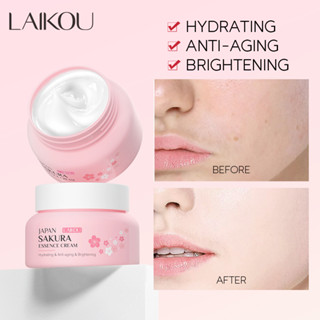 LAIKOU JAPAN SAKURA ESSENCE CREAM 60g ครีมสารสกัดดอกซากุระญี่ปุ่น 60 กรัม60g [LK-SAKU-SEM-60]