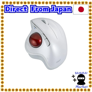 【Direct From Japan】 Nakabayashi DIGIO2 Trackball Mouse angle variable Bluetooth5.0 5 Button optical type White