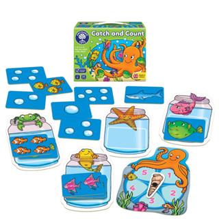 ORCHARD TOYS, Catch And Count บอร์ดเกมส์เด็ก ฝึกนับเลข ลิขสิทธิ์แท้ นำเข้าจากอังกฤษ ของเล่นเด็ก 3 ปีขึ้นไป🇬🇧💯