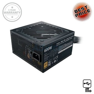 POWER SUPPLY (80+ GOLD) 600W COOLER MASTER G600 (MPW-6001-ACAAG) ประกัน 5Y อุปกรณ์จ่ายไฟ