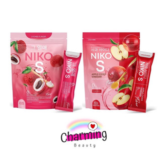 แท้💯% Niko s นิโกะเอสไฟเบอร์ ผงบุกลดน้ำหนัก 5 ซอง Niko S นิโกะ เอส ผงบุกรสลิ้นจี่ / แอปเปิ้ล ไซเดอร์ ขนาด 5 ซอง