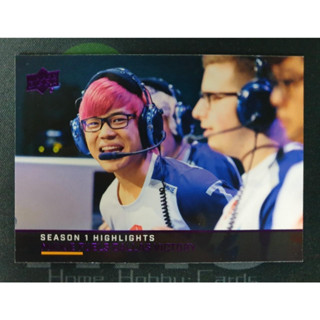 การ์ด Upper Deck Overwatch League Mickie Rare Purple Season 1 Highlights มิกกี้ ปองภพ รัตนแสงโชติ