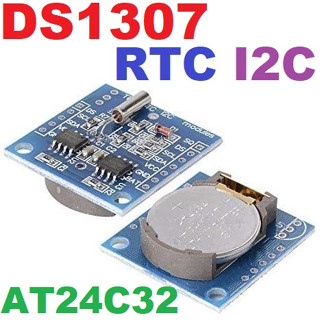 Real Time Clock DS1307 RTC I2C Module AT24C32 with CR2032 Coin Battery