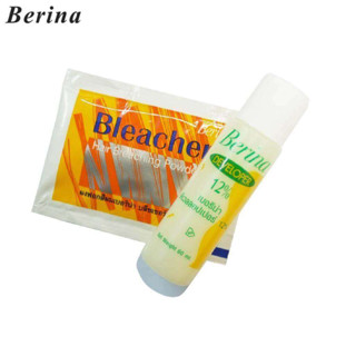 Berina เบอริน่า ผงฟอกสีผม ยากัดสีผม สีทอง (พร้อมไฮโดรเย่น)