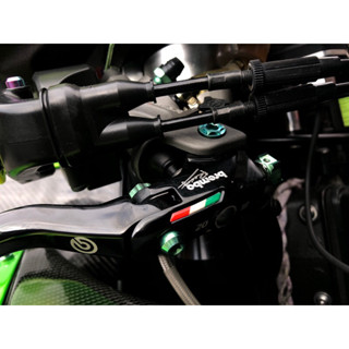 น็อตสลักมือเบรค zx10r ไทเทเนียมแท้ พร้อมตัวเมีย