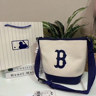 กระเป๋าถัง mlb ทรงถัง bucket สีกรม รุ่นใหม่