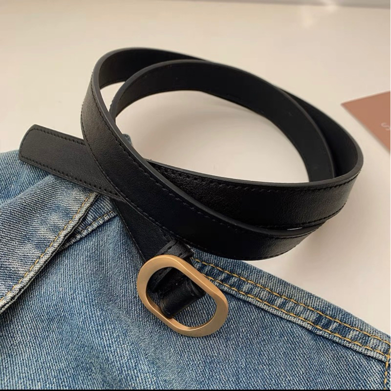 เข็มขัดหัววงรีแบบไม่ต้องเจาะรู💥เข็มขัดเกาหลี[พร้อมส่ง] M937 - รูปที่ 4