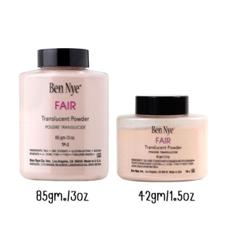 PBCOSMOSHOP Ben Nye Fair Translucent Powder 85gm/3oz - 42gm/1.5oz แป้งฝุ่นผสมรองพื้น มี2ขนาด