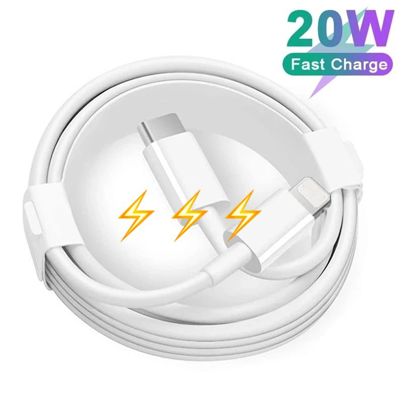 (ส่งจากไทย)PD 20W สายชาร์จเร็ว สําหรับ IOS USB C To IOS สายชาร์จโทรศัพท์ 1 เมตร 2 เมตร สายชาร์จเร็ว