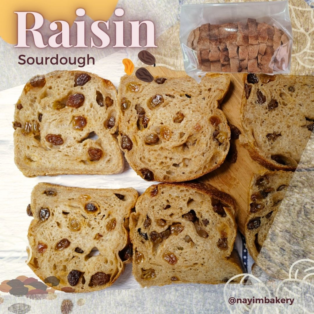 Nayimbakery Raisin Sourdough ลูกเกดซาวโด 550g. - รูปที่ 2