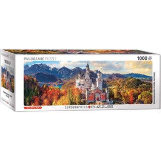 พร้อมส่ง-จิ๊กซอว์ ปราสาท Neuschwanstein Castle Germany🏰Panorama แบรนด์ Eurographics jigsaw Puzzle 1000 ชิ้น