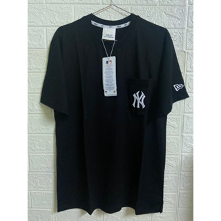 เสื้อยืดคอกลม mlb ลาย NY New