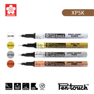 SAKURA (ซากุระ) ปากกาหัวเข็ม 0.7mm Pentouch Marker ปากกาอุตสาหกรรม ปากกาเขียนยาง ปากกาเพ้นท์ รหัส XPSK