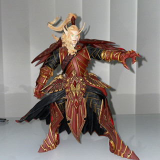 โมเดลฟิกเกอร์ world of warcraft blood elf paladin งานจีนเก่าเก็บ มีของพร้อมส่ง