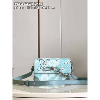 Louis Vuitton งานสวย ตรงปก หนังเเท้free box set  Grad VIP Size 17CM