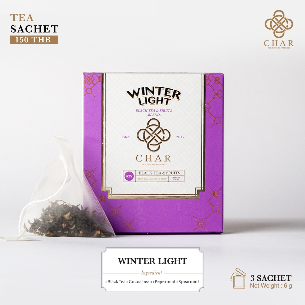 CHAR Tea Blends (ชาเบลนด์ 8 สูตรเฉพาะของ CHAR) 3ซอง/ 1 กล่อง