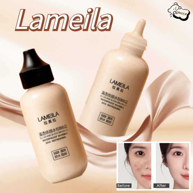 สินค้าเฉพาะจุด LAMEILA รองพื้น บีบีครีม ครีมรองพื้นกันแดดแบบน้ำ บีบีครีมรองพื้นกันน้ำสุดพลังง BBCream ปริมาณ50ML
