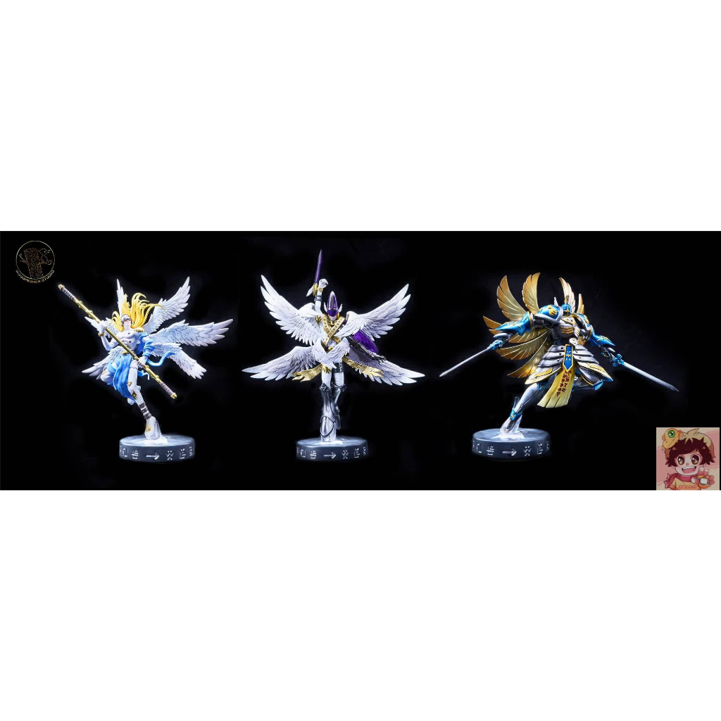 Woodpecker Studio - Angemon , Holyangemon , Seraphimon SET Digimon Adventure ดิจิม่อน แองเจมอน โฮลี่