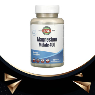 KAL, Magnesium Malate 400, 90 Tablets